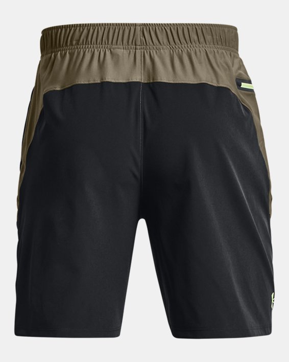 Men's UA Knit Woven Hybrid Shorts, Green, pdpMainDesktop image number 6
